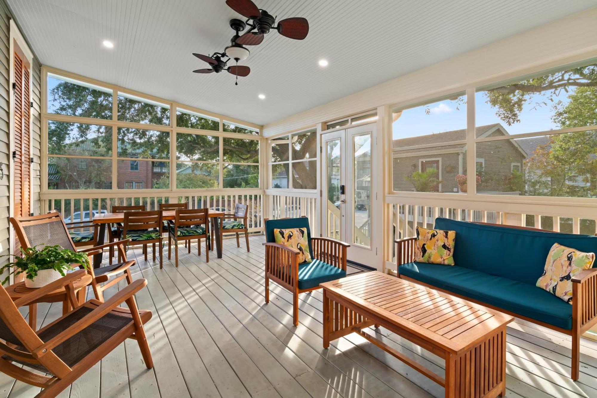 Historic Galveston Family Beach Home With 3 King Beds Eksteriør bilde